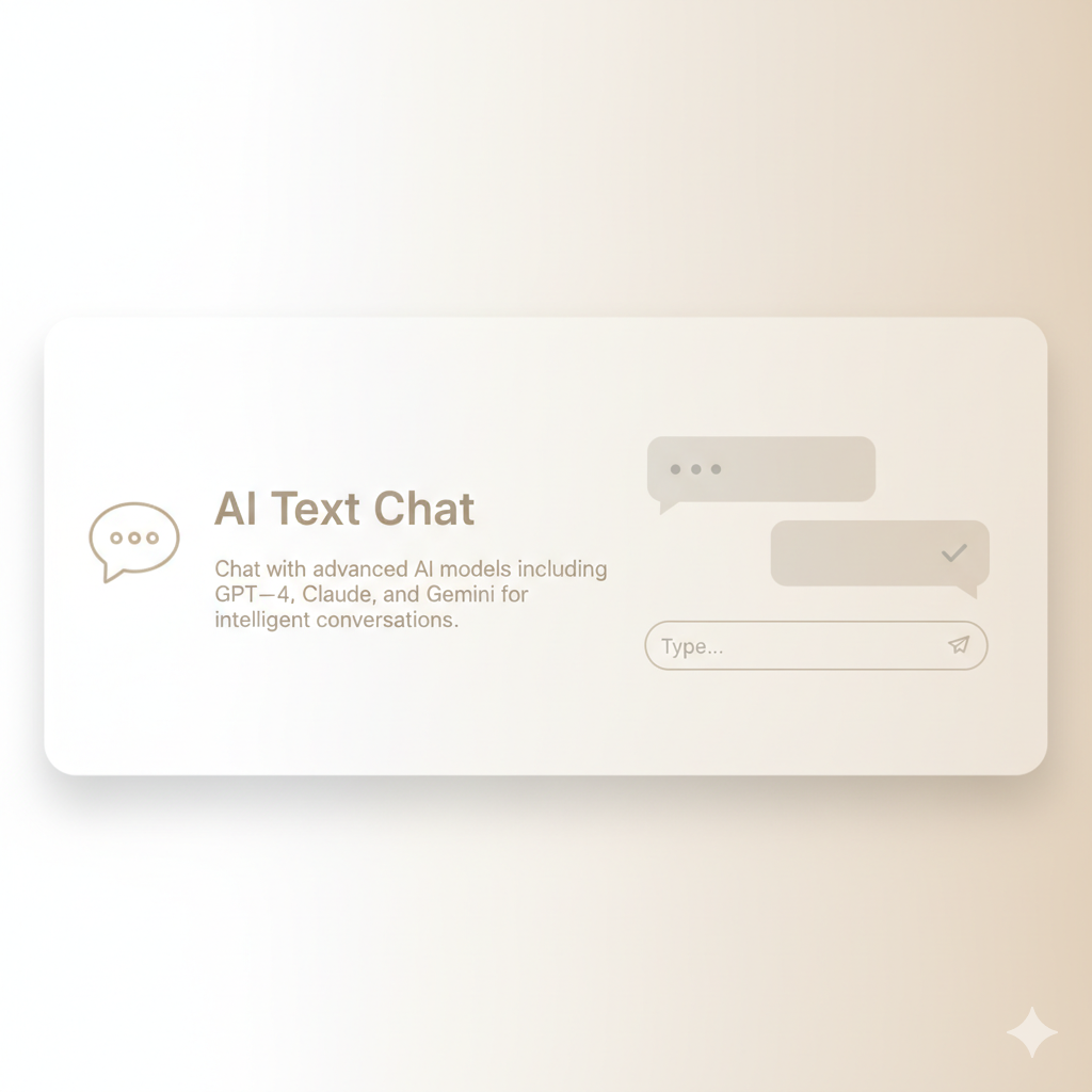 AI Text Chat Dashboard